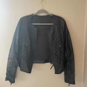 Vintage Black Leather Jacket